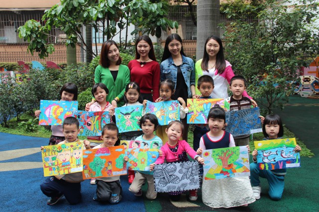 我园60幅美术幼儿作品获第十届世界华人幼儿创意美术大赛获奖